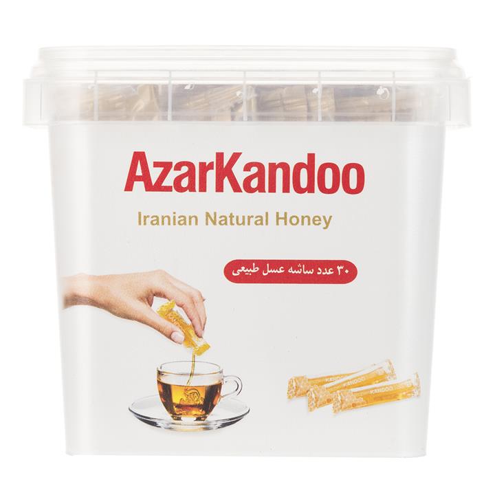 عسل آذرکندو بسته 30 عددی Azarkandoo Honey 30pcs